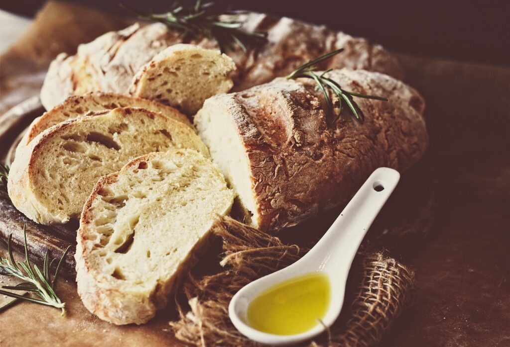 bread, ciabatta, flour